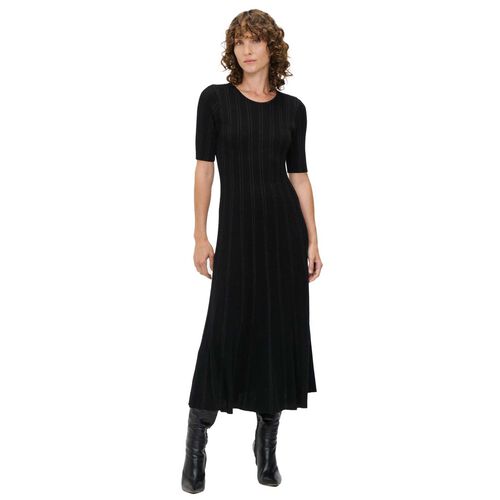 Veronika Maine Sparkling Stripe Knit Dress